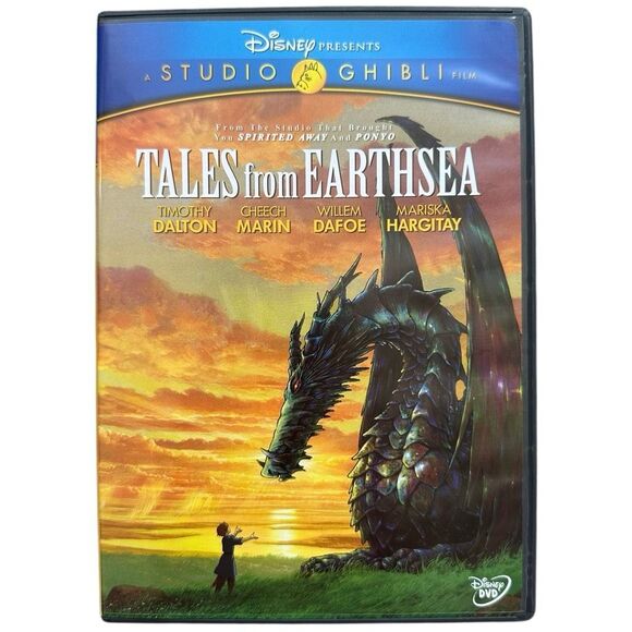 Studio Ghibli Tales from Earthsea DVD Disney Anime Fantasy Movie Excellent - Picture 3 of 6